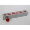 Preserved rosa vibrant red